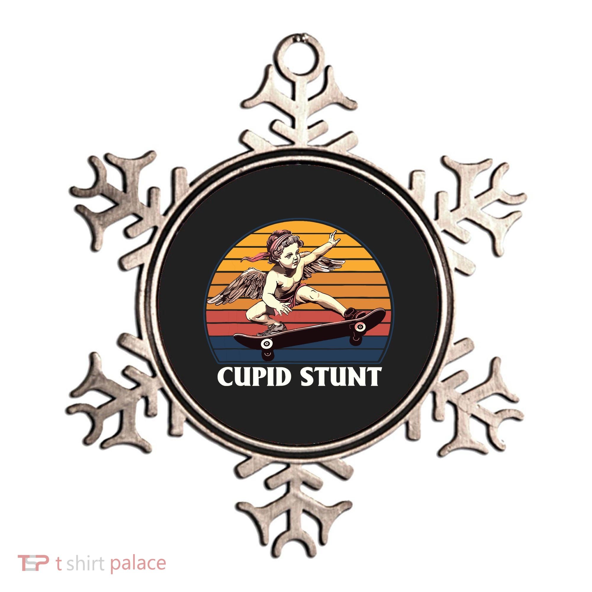 Cupid Stunt Funny Sarcastic Offensive Humor Embarrassing Ornament