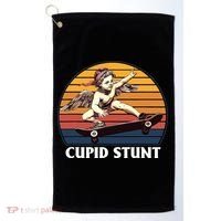 Cupid Stunt Funny Sarcastic Offensive Humor Embarrassing Golf Towel thumb 0