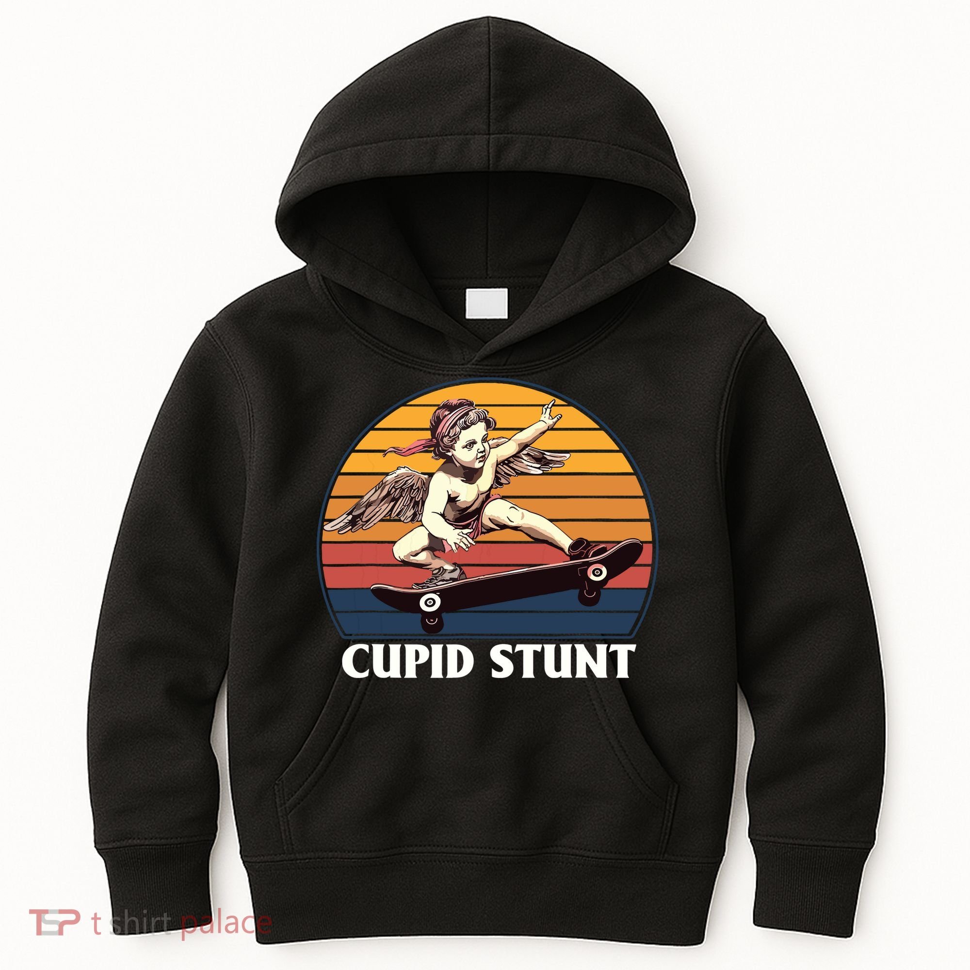 Cupid Stunt Funny Sarcastic Offensive Humor Embarrassing Kids Hoodie