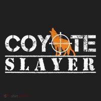 Coyote Slayer Funny Hunting Gift For Coyote Hunters Gift Beanie thumb 2
