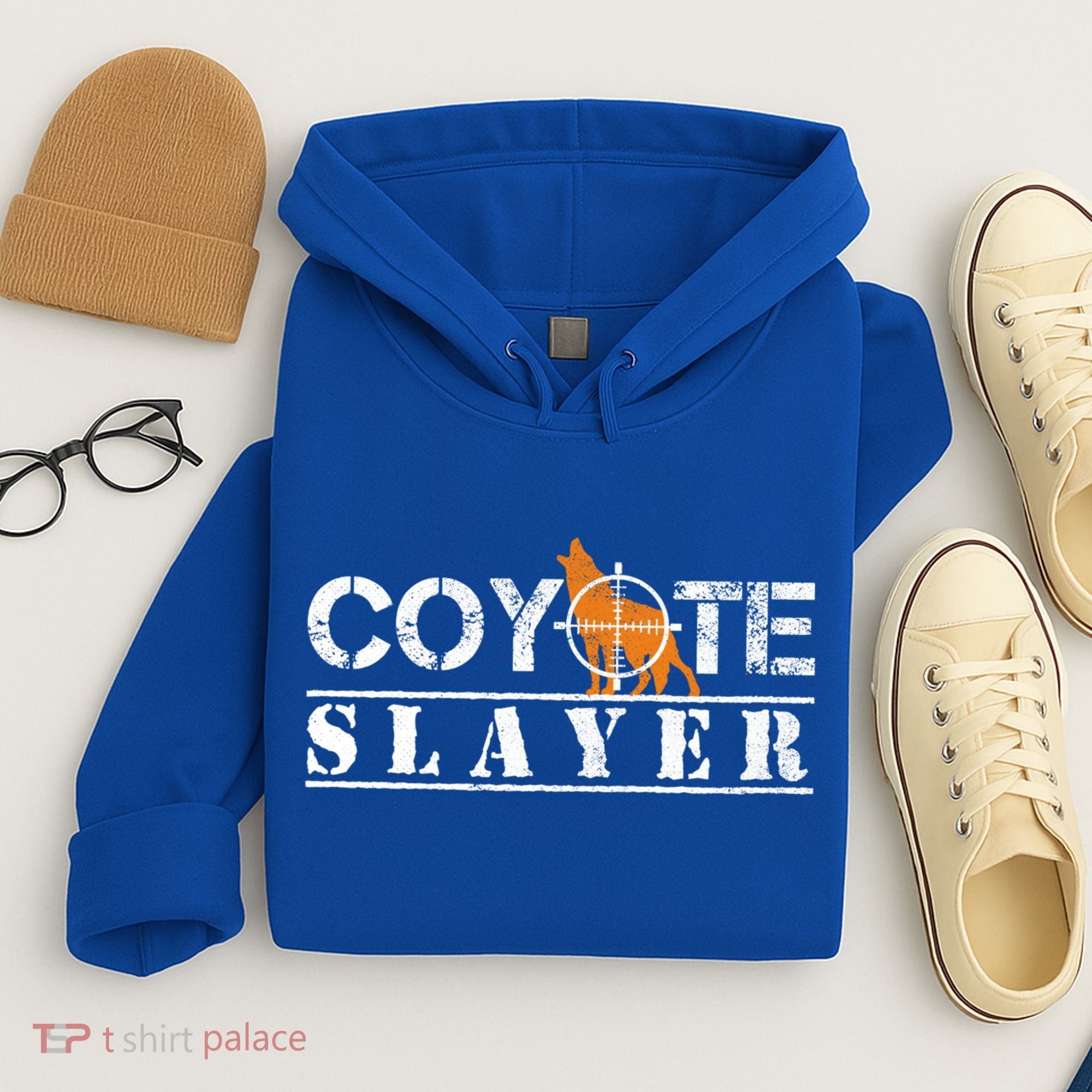 Coyote Slayer Funny Hunting Gift For Coyote Hunters Gift Hoodie