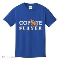 Coyote Slayer Funny Hunting Gift For Coyote Hunters Gift Kids T-Shirt thumb 0