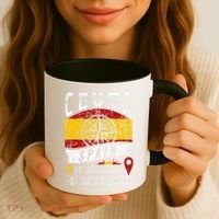 Ceuta Spain Flag Gps Coordinates Of Ceuta Coffee Mug thumb 3
