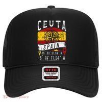 Ceuta Spain Flag Gps Coordinates Of Ceuta Hat thumb 0