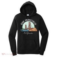 California San Francisco Gift Golden Gate Bridge Souvenir Women's Hoodie thumb 0