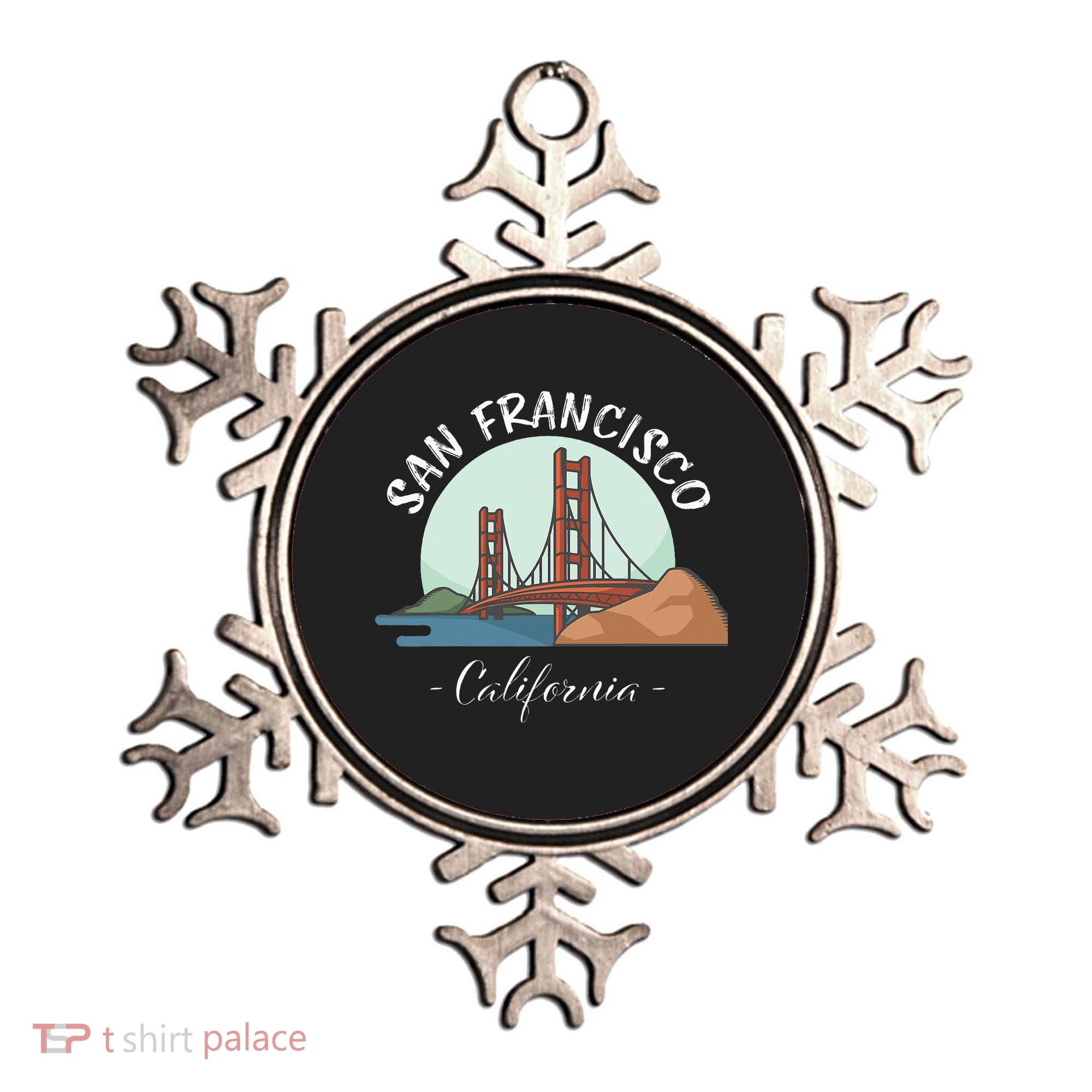 California San Francisco Gift Golden Gate Bridge Souvenir Ornament