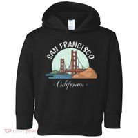 California San Francisco Gift Golden Gate Bridge Souvenir Toddler Hoodie thumb 0