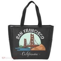 California San Francisco Gift Golden Gate Bridge Souvenir Tote Bag thumb 0