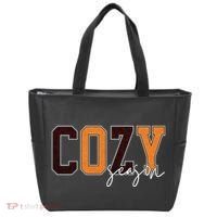 Cozy Season Fall Lover Tote Bag thumb 0