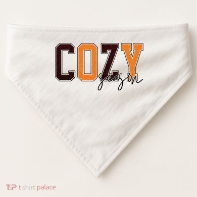 Cozy Season Fall Lover USA-Made Doggie Bandana