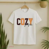 Cozy Season Fall Lover T-Shirt thumb 2