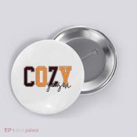 Cozy Season Fall Lover Button thumb 0