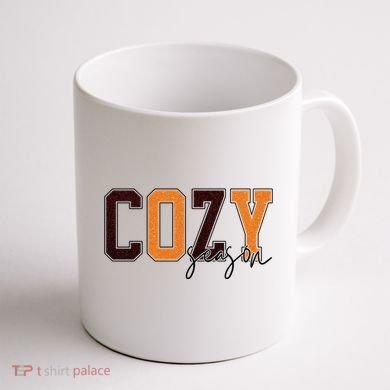 Cozy Season Fall Lover Coffee Mug back