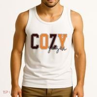 Cozy Season Fall Lover Tank Top thumb 3