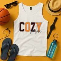 Cozy Season Fall Lover Tank Top thumb 4