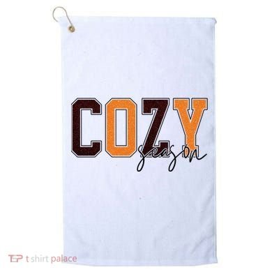 Cozy Season Fall Lover Golf Towel