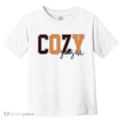 Cozy Season Fall Lover Toddler T-Shirt