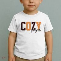 Cozy Season Fall Lover Toddler T-Shirt thumb 2