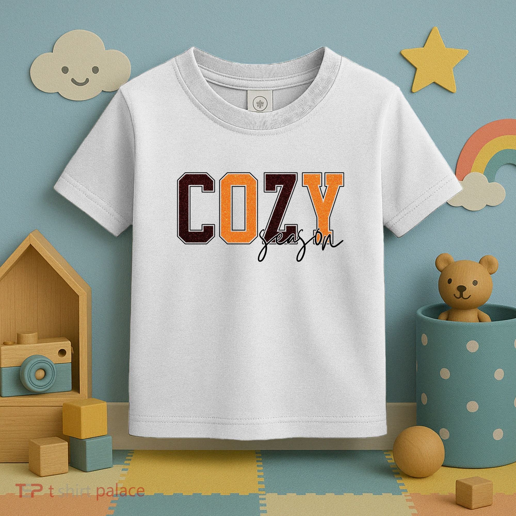 Cozy Season Fall Lover Toddler T-Shirt