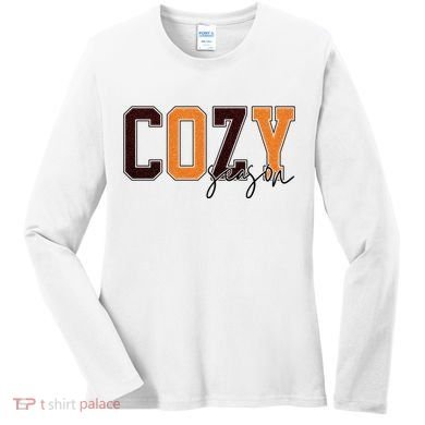 Cozy Season Fall Lover Women's Long Sleeve Shirt