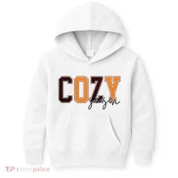 Cozy Season Fall Lover Kids Hoodie thumb 0
