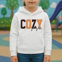 Cozy Season Fall Lover Kids Hoodie thumb 3