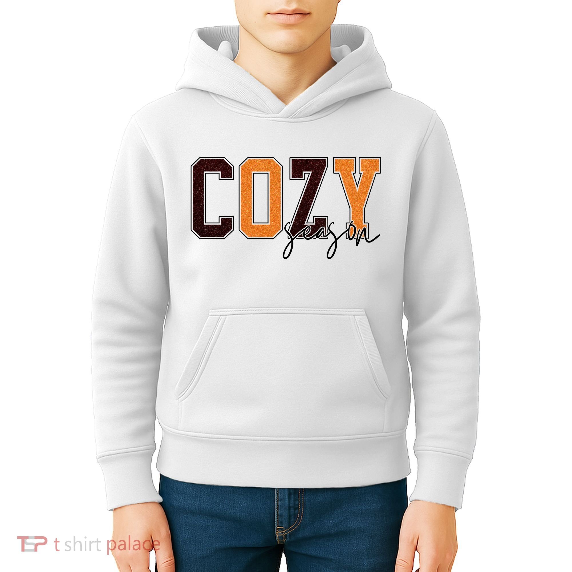 Cozy Season Fall Lover Kids Hoodie