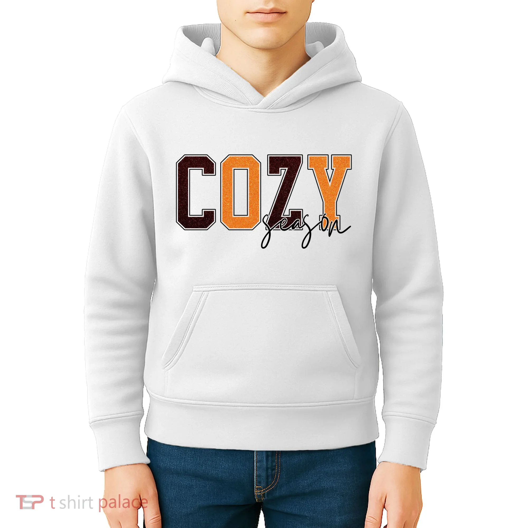 Cozy Season Fall Lover Kids Hoodie
