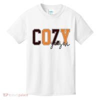 Cozy Season Fall Lover Kids T-Shirt thumb 0