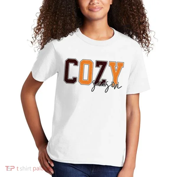 Cozy Season Fall Lover Kids T-Shirt