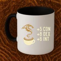 Coffee Stats For Roleplaying And Larping Tabletop Rpg Coffee Mug thumb 2