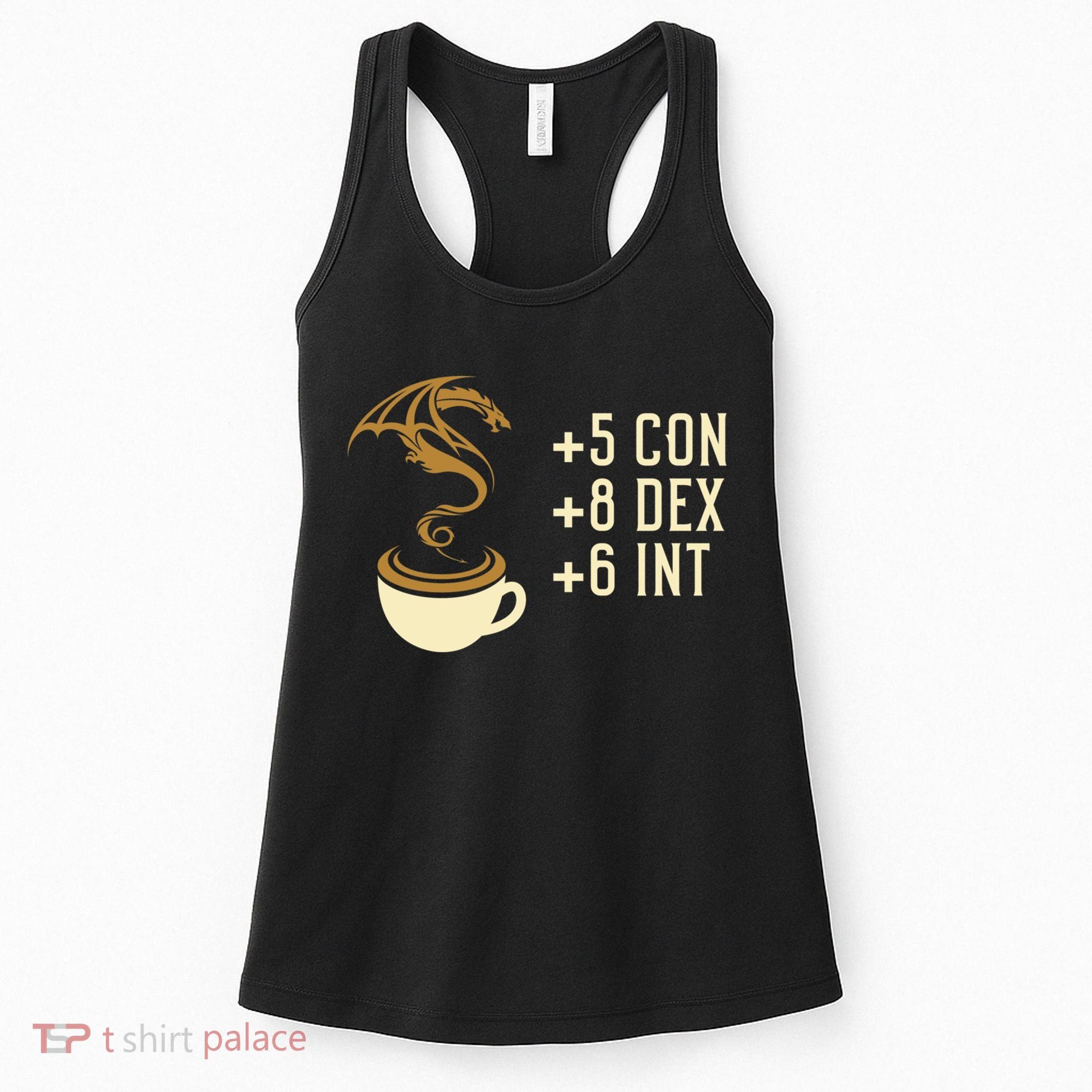 Coffee Stats For Roleplaying And Larping Tabletop Rpg Women's Tank Top