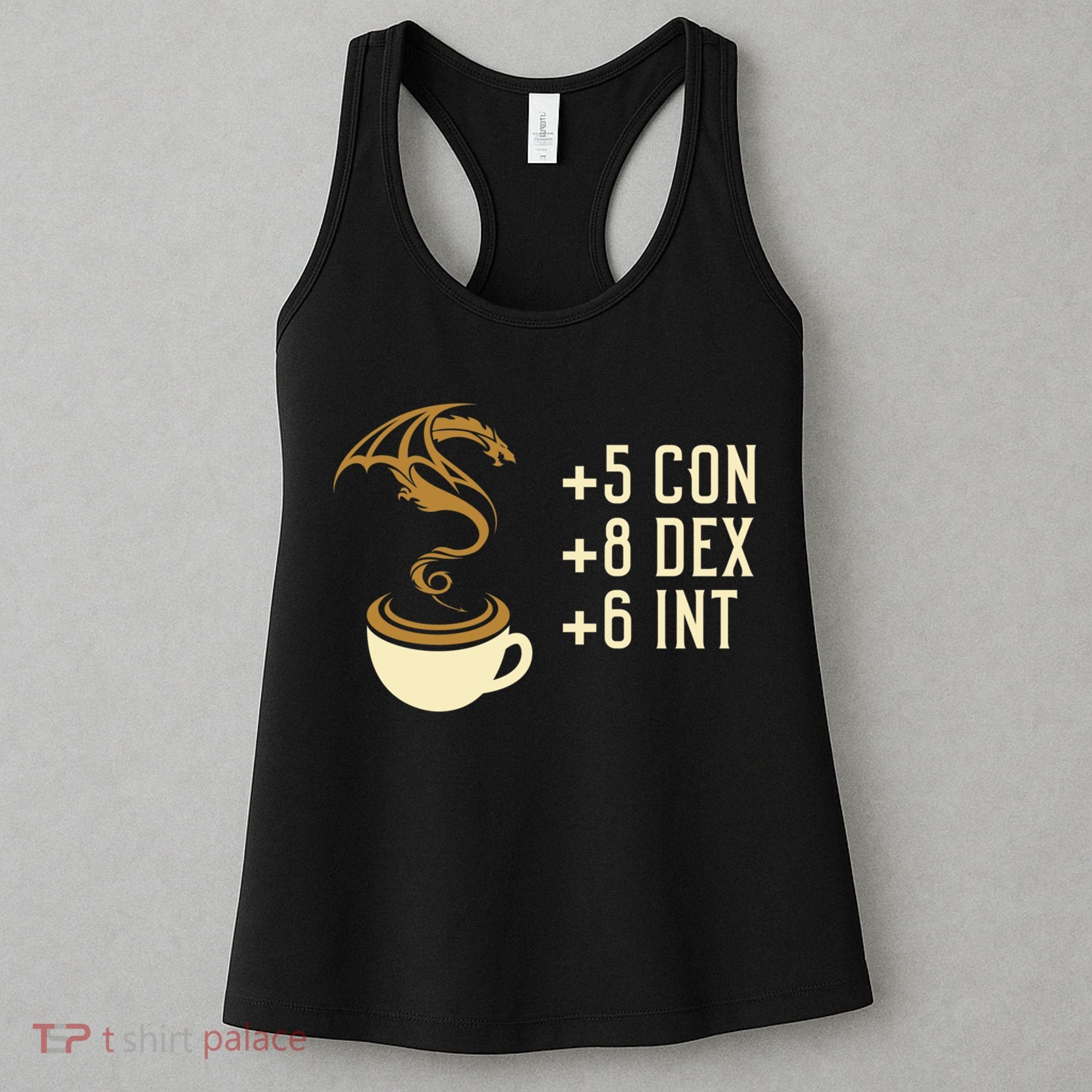 Coffee Stats For Roleplaying And Larping Tabletop Rpg Women's Tank Top