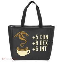Coffee Stats For Roleplaying And Larping Tabletop Rpg Tote Bag thumb 0