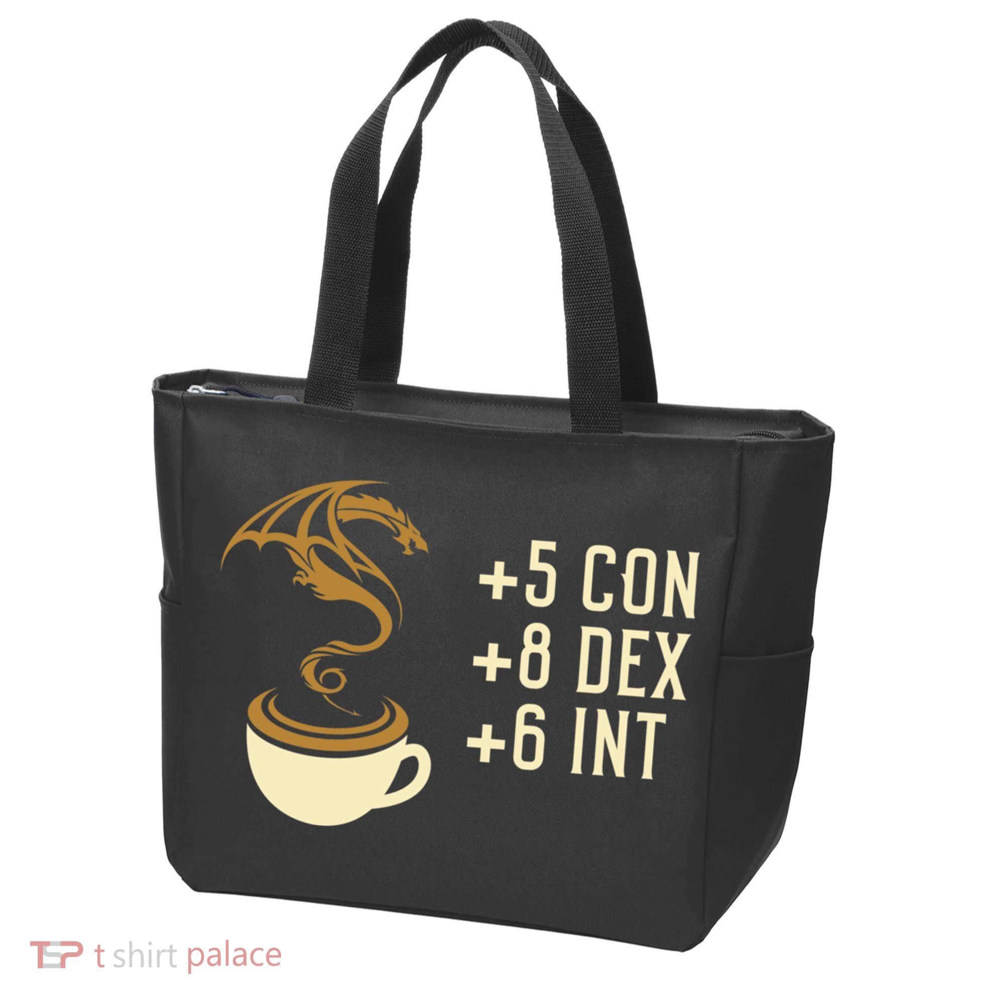 Coffee Stats For Roleplaying And Larping Tabletop Rpg Tote Bag