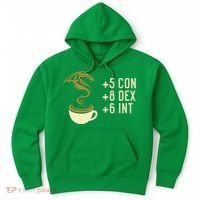 Coffee Stats For Roleplaying And Larping Tabletop Rpg Hoodie thumb 0