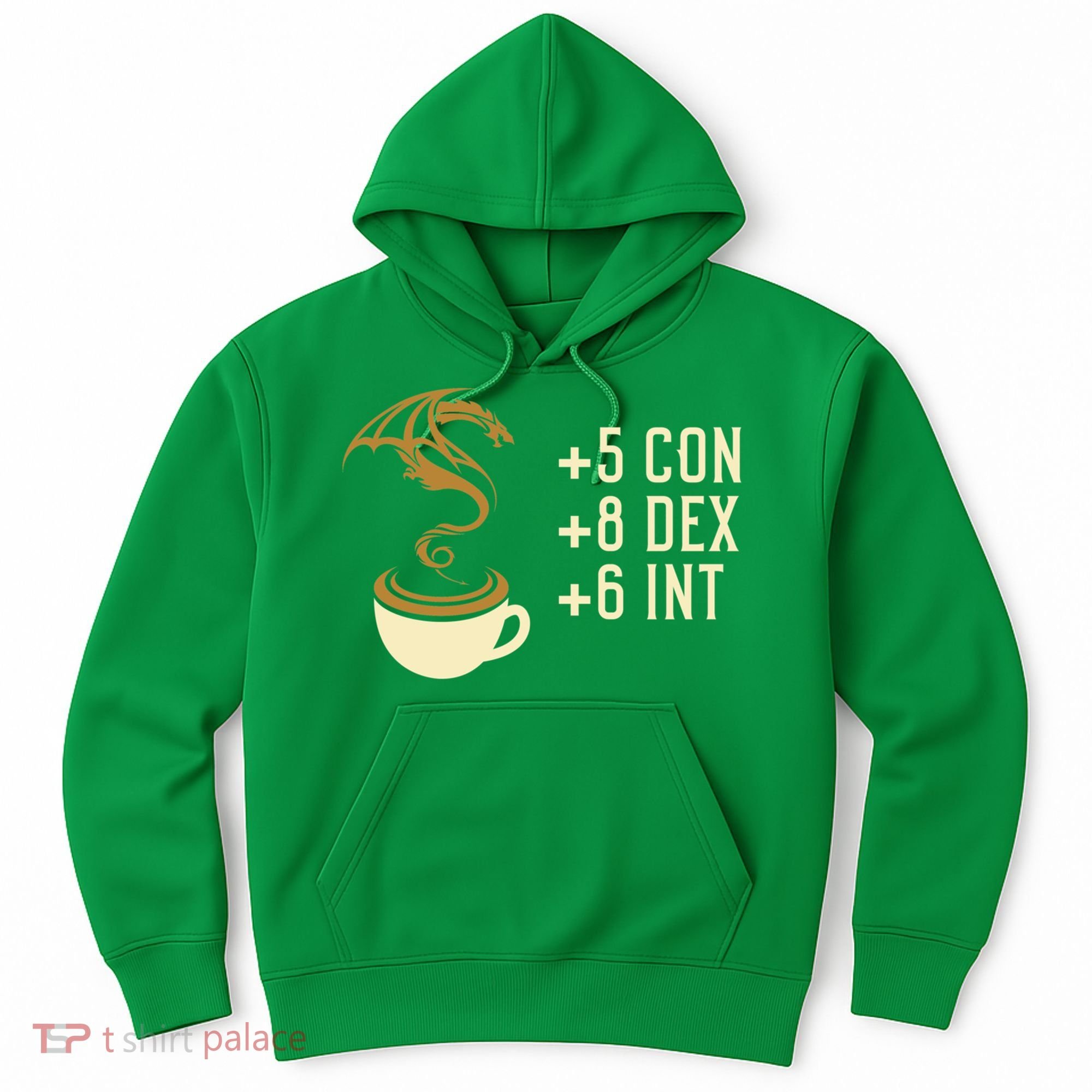 Coffee Stats For Roleplaying And Larping Tabletop Rpg Hoodie