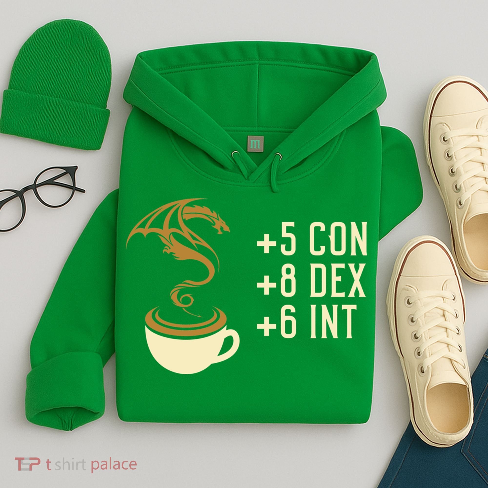Coffee Stats For Roleplaying And Larping Tabletop Rpg Hoodie