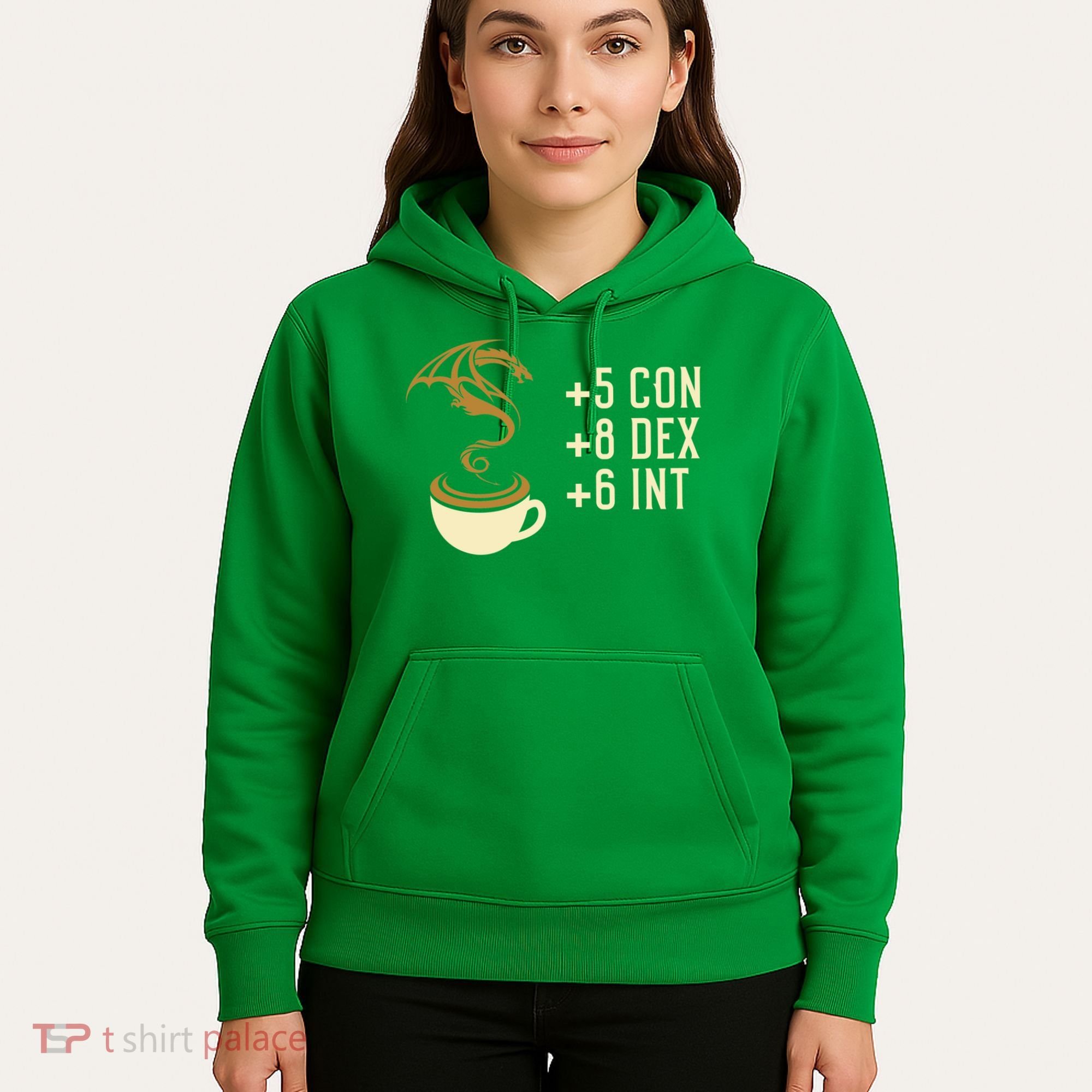 Coffee Stats For Roleplaying And Larping Tabletop Rpg Hoodie