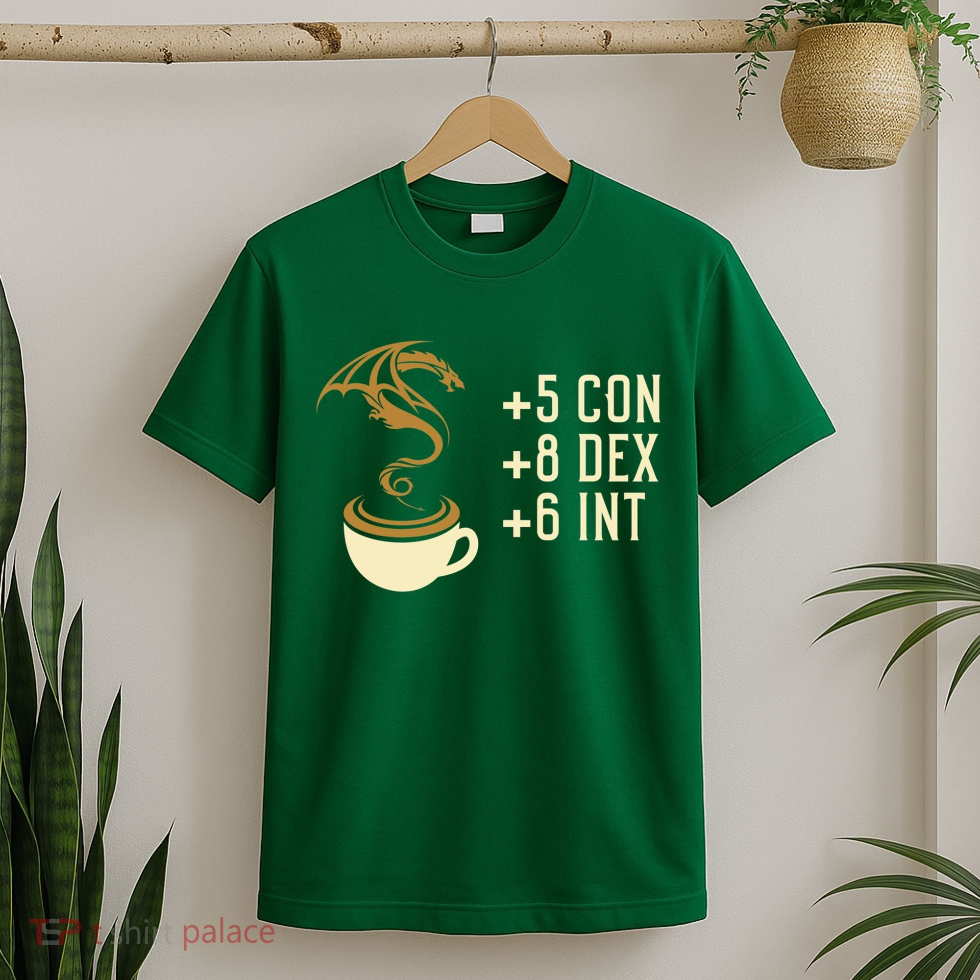 Coffee Stats For Roleplaying And Larping Tabletop Rpg T-Shirt