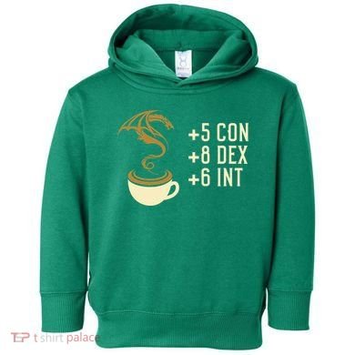 Coffee Stats For Roleplaying And Larping Tabletop Rpg Toddler Hoodie