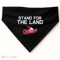 Cleveland Stand For The Land USA-Made Doggie Bandana thumb 0
