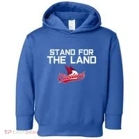 Cleveland Stand For The Land Toddler Hoodie thumb 0
