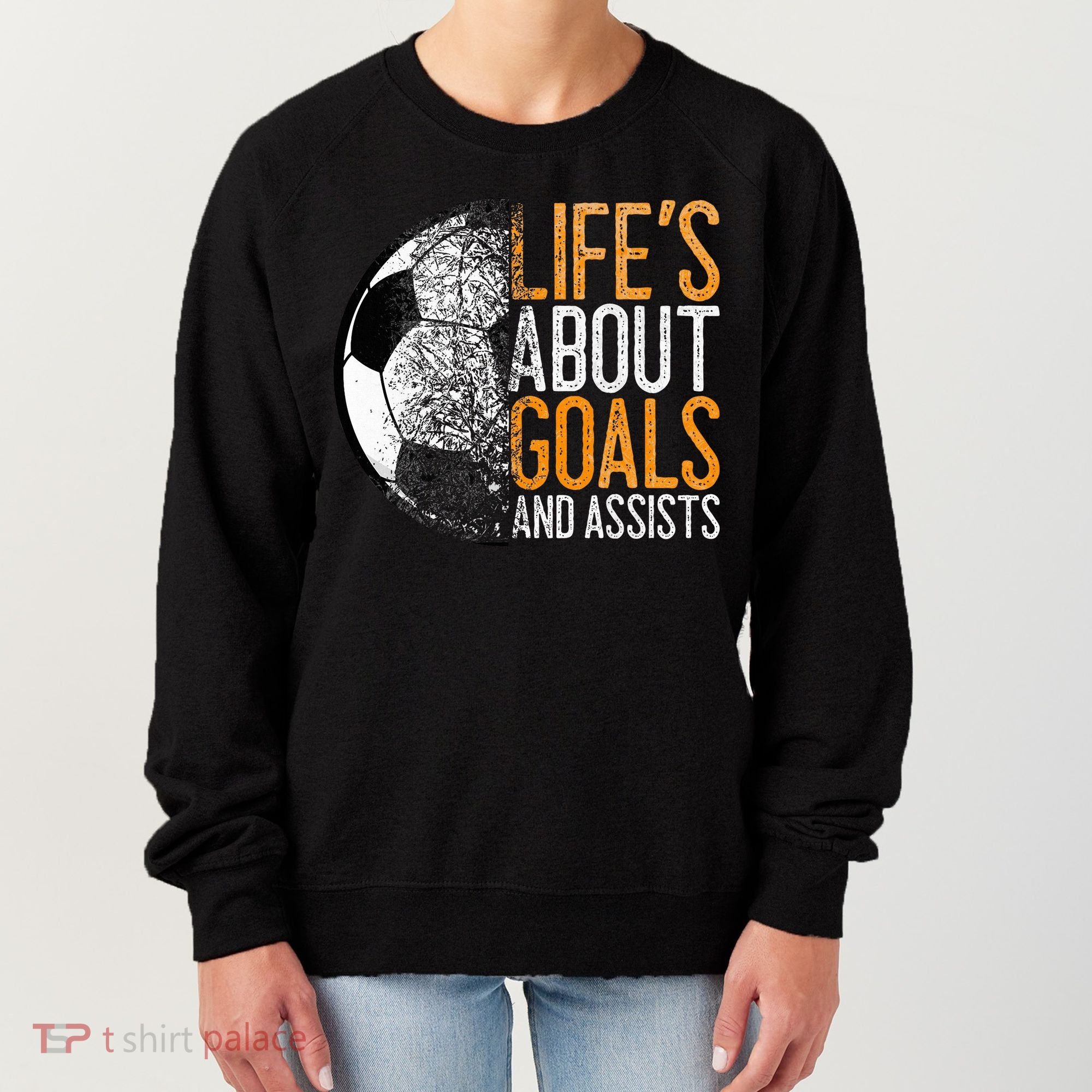 Cool Soccer For Soccer Lovers Player Football Goal  Women's Sweatshirt