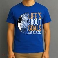 Cool Soccer For Soccer Lovers Player Football Goal  T-Shirt thumb 3