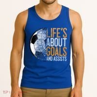 Cool Soccer For Soccer Lovers Player Football Goal  Tank Top thumb 3