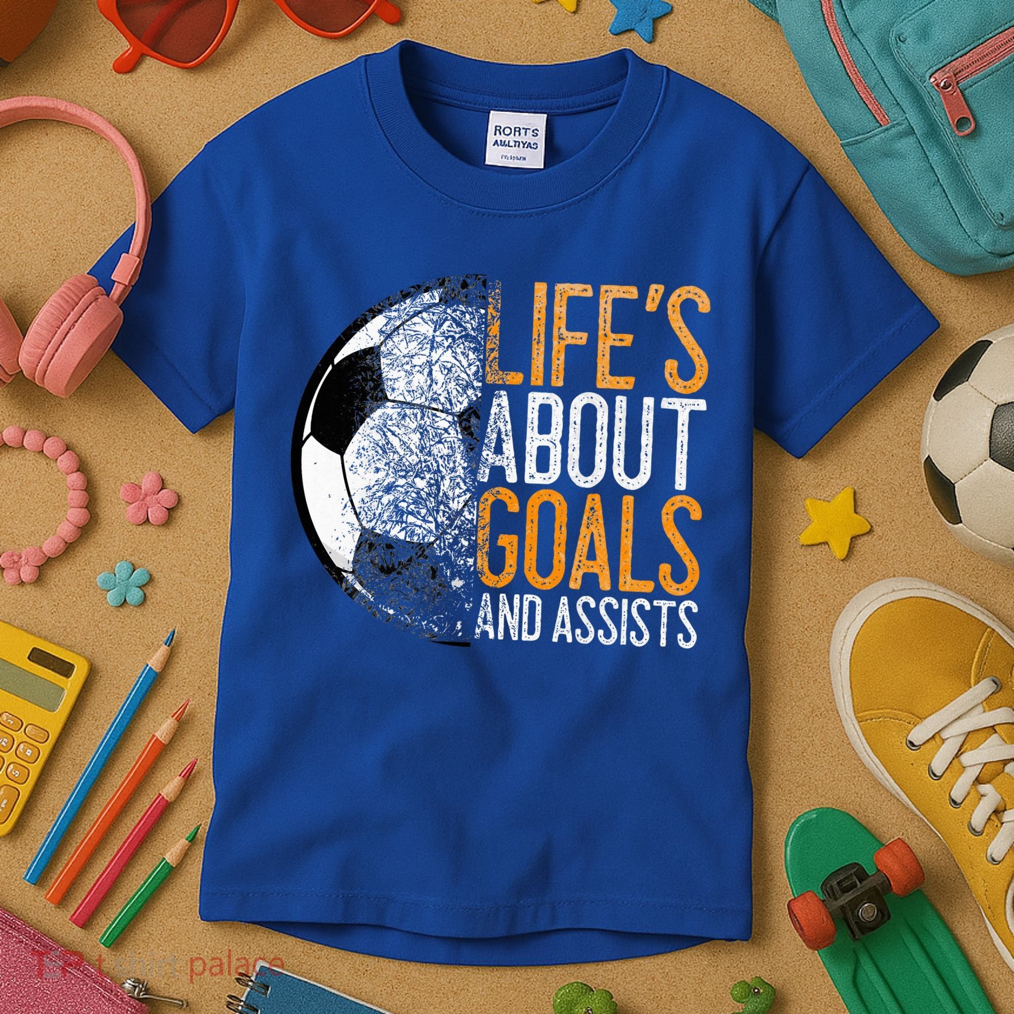 Cool Soccer For Soccer Lovers Player Football Goal  Kids T-Shirt