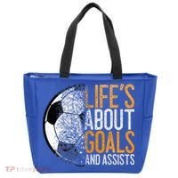Cool Soccer For Soccer Lovers Player Football Goal  Tote Bag thumb 0