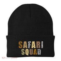 Cool Safari For Women Zoologist African Animal Print Zoo Beanie thumb 0