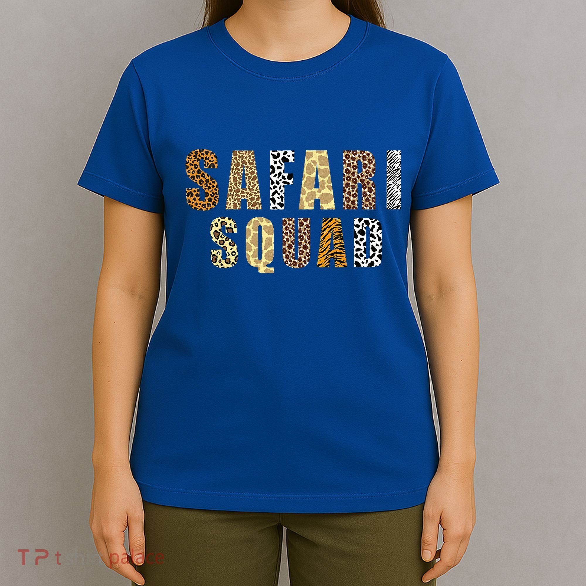 Cool Safari For Women Zoologist African Animal Print Zoo T-Shirt